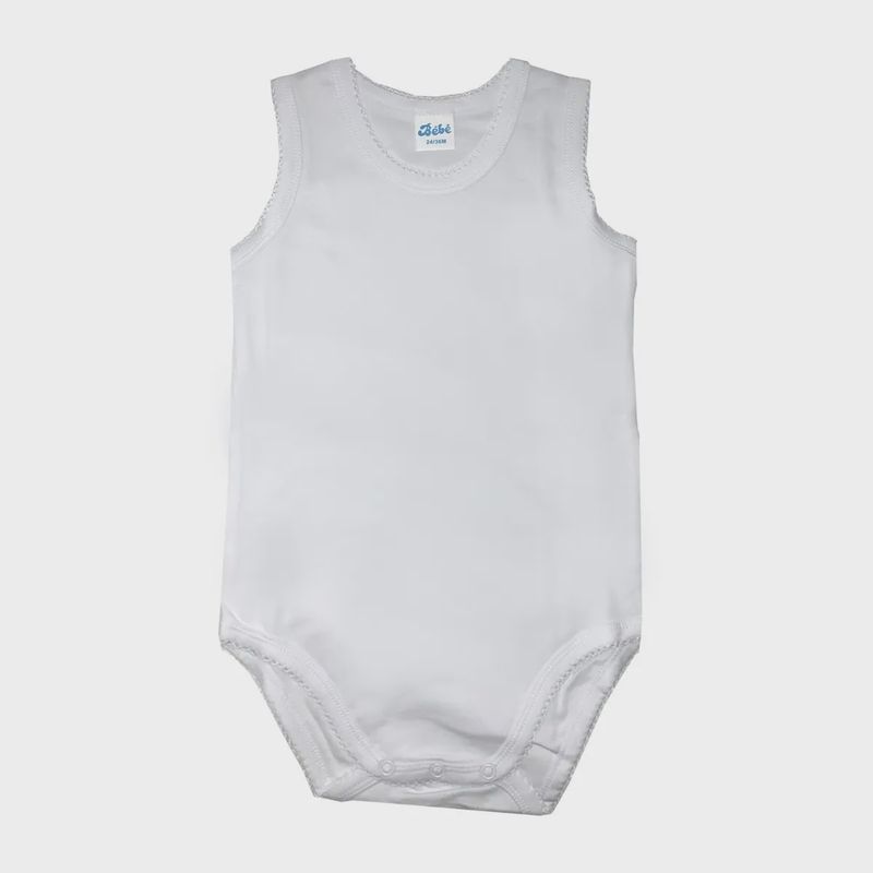 1PC UNDERSHIRT SLEEVELESS PLAIN WHITE BABY / 391933
