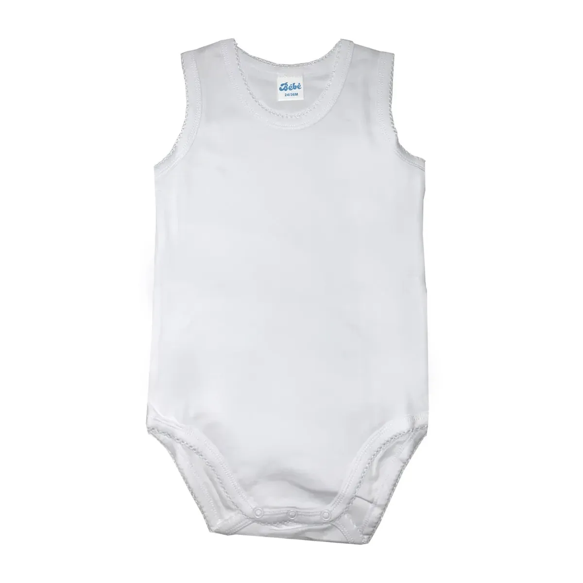 1PC UNDERSHIRT SLEEVELESS PLAIN WHITE BABY / 391933
