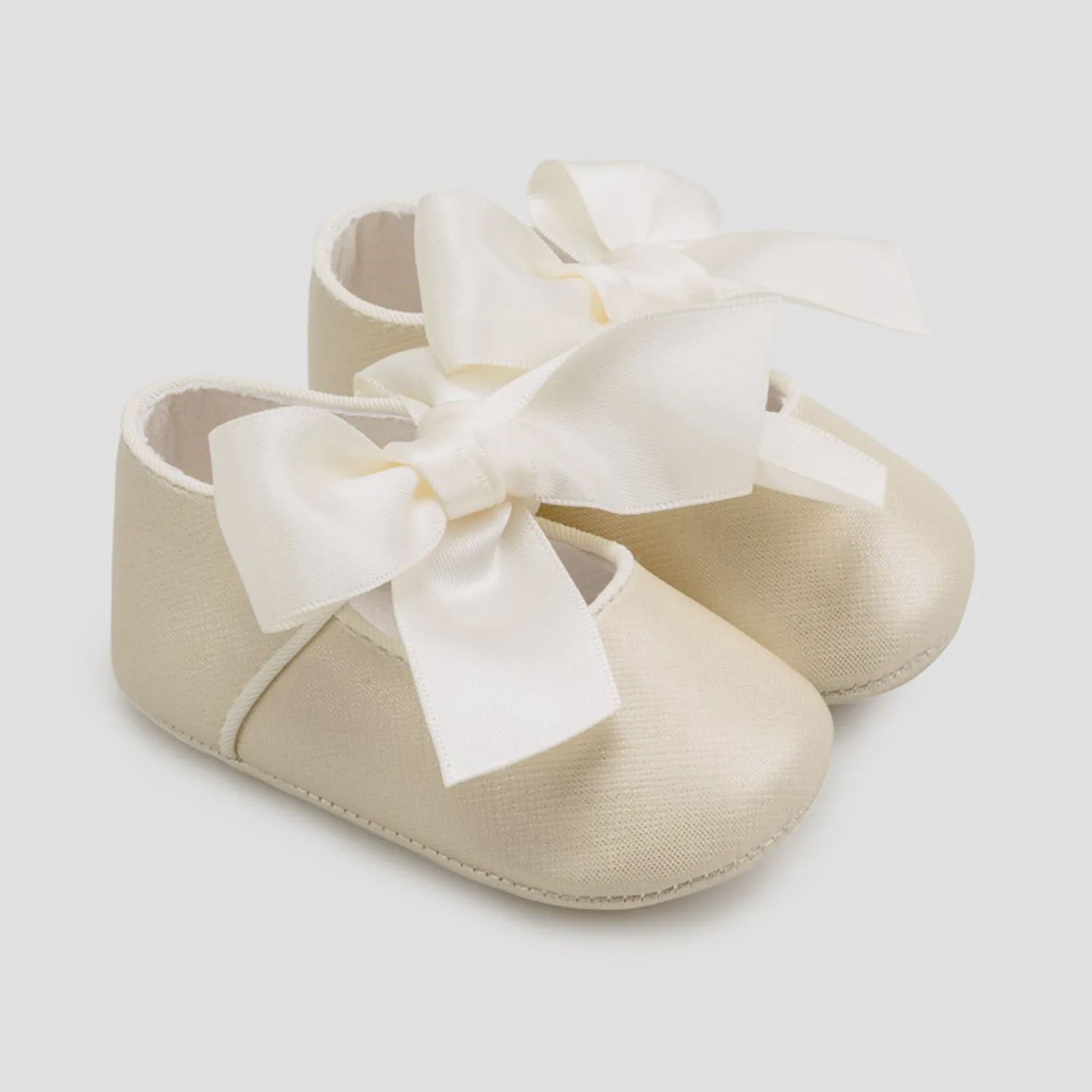 SHOE GOLDEN SATIN TIE / 9284