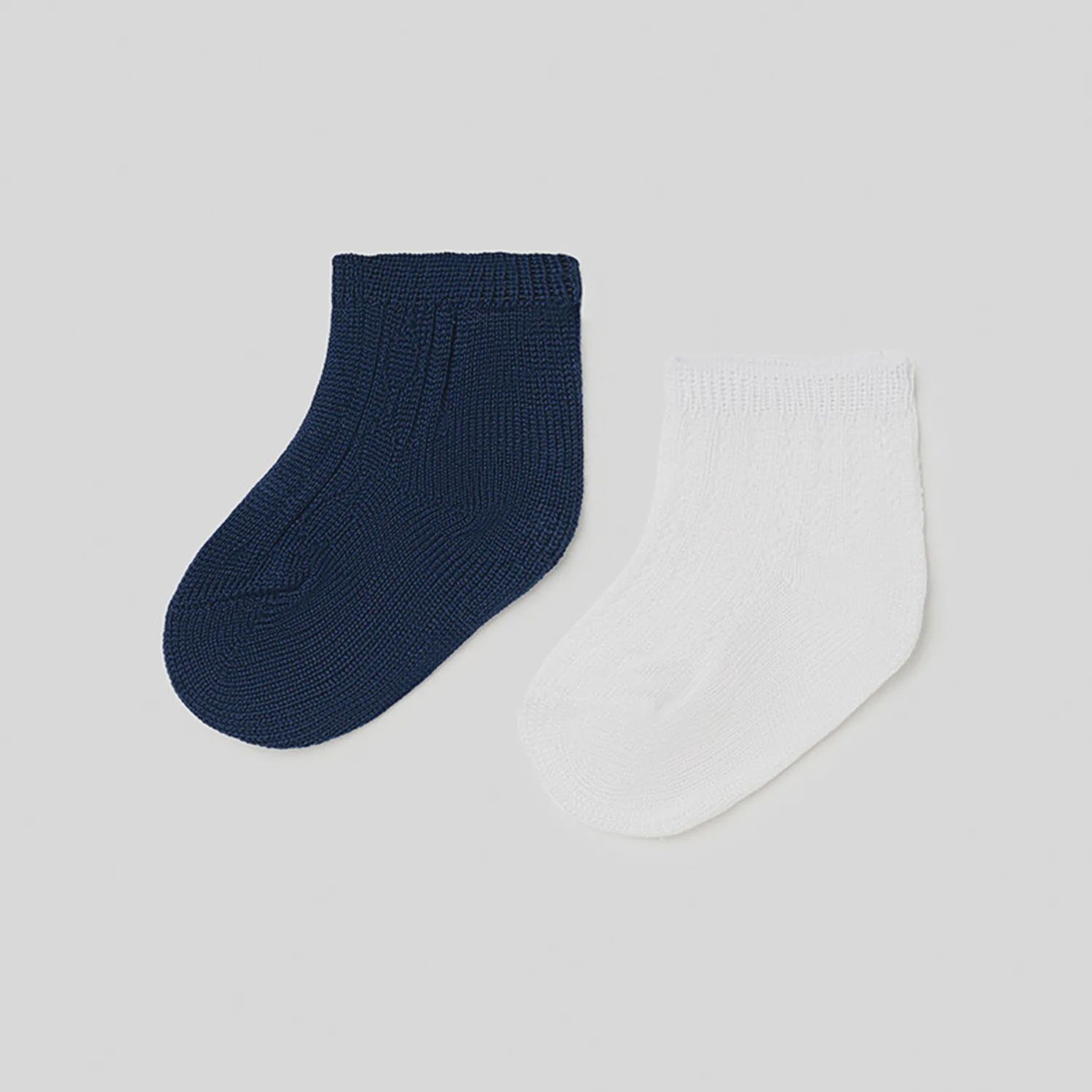 2 PC SOCK SET NAVY & WHITE / 9361
