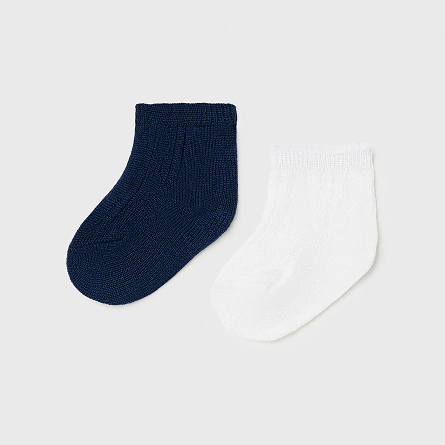 2 PC SOCK SET NAVY & WHITE / 9361