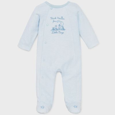 SLEEPER TRAIN BLUE STRIPE THANK HEAVEN / Q01560N