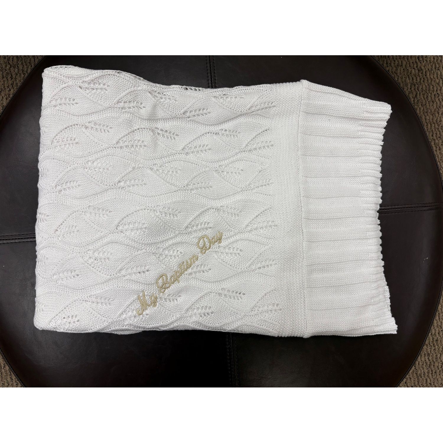 MBD BLANKET GOLD WRITING COTTON / 321