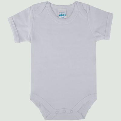 1PC UNDERSHIRT SHORT SLEEVE PLAIN WHITE BABY / 391831