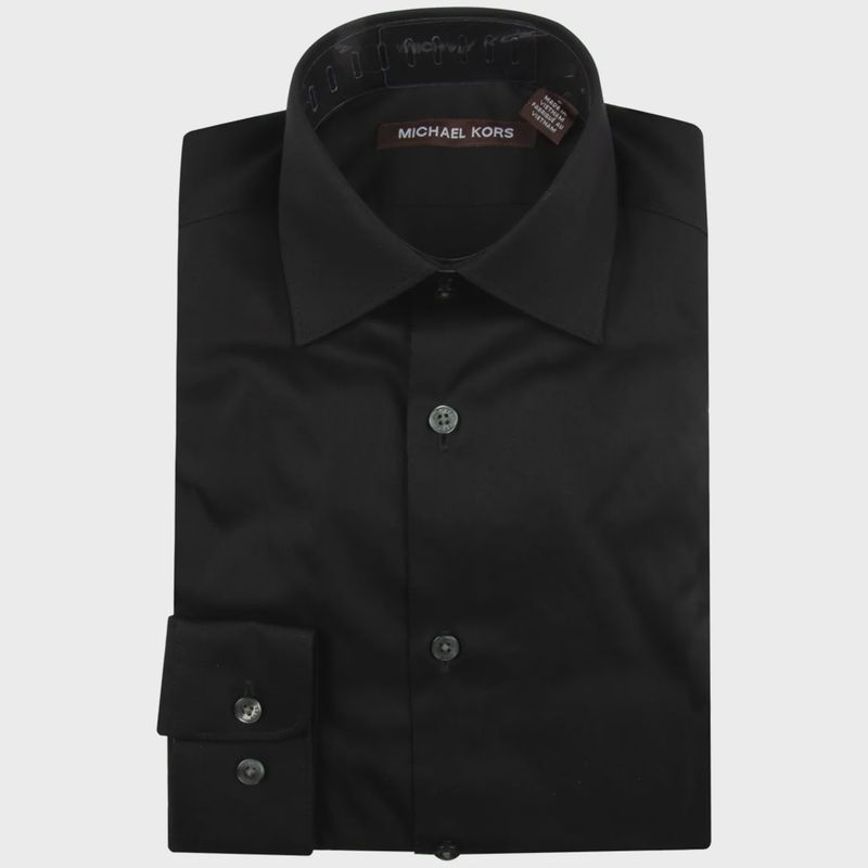 SHIRT BLACK REGULAR FIT MICHAEL KORS / BSHCSSIZ003