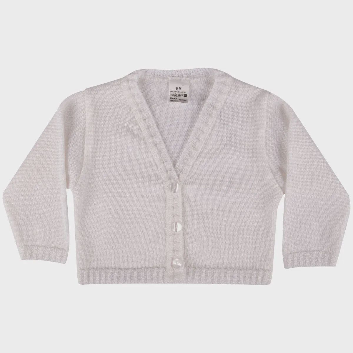 CARDIGAN CREAM KNIT VNECK 1065 ACRYLIC / 1065