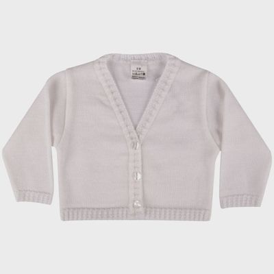 CARDIGAN CREAM KNIT VNECK 1065 ACRYLIC / 1065