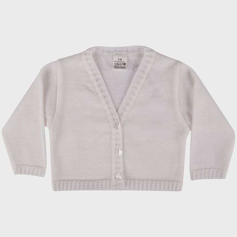 CARDIGAN CREAM KNIT VNECK 1065 ACRYLIC / 1065