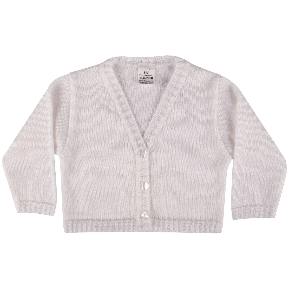 CARDIGAN CREAM KNIT VNECK 1065 ACRYLIC / 1065
