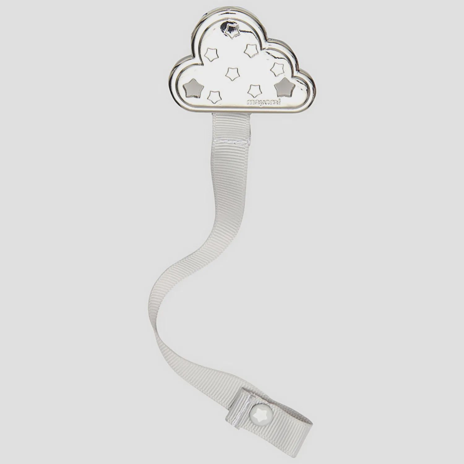 PACIFIER CHAIN GREY CLOUD / 19739
