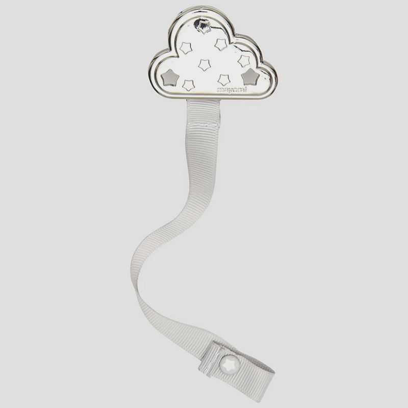 PACIFIER CHAIN GREY CLOUD / 19739