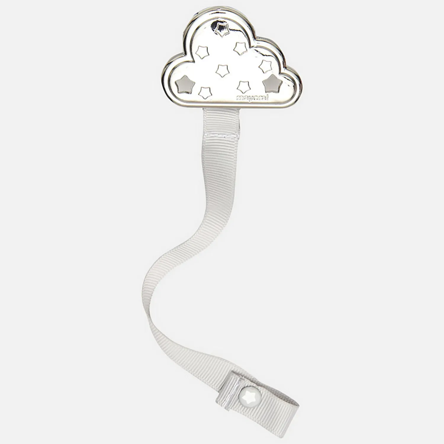 PACIFIER CHAIN GREY CLOUD / 19739