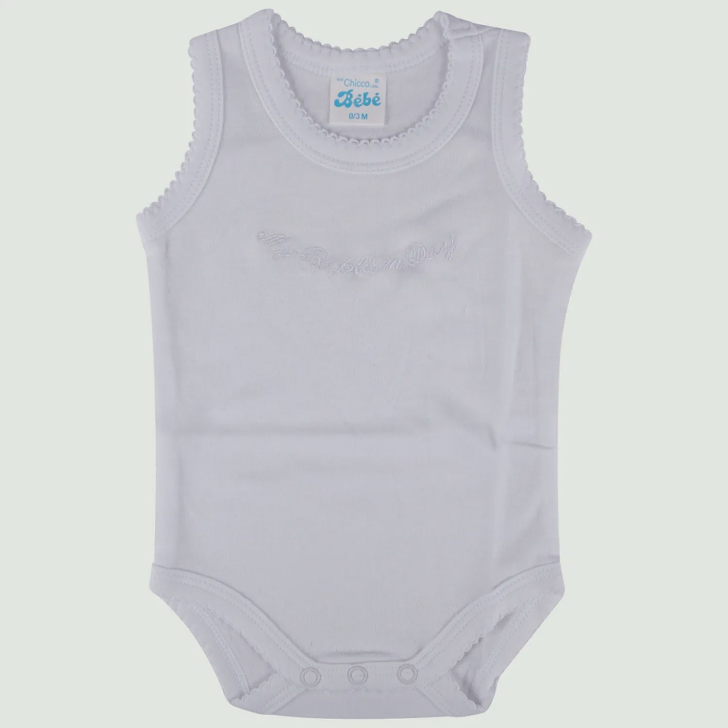 MBD UNDERSHIRT 1PC SLEEVELESS WHITE BABY / 391932