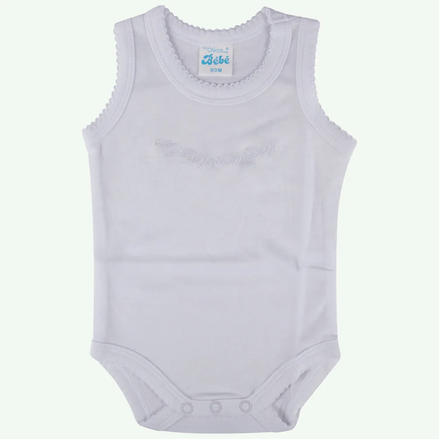 MBD UNDERSHIRT 1PC SLEEVELESS WHITE BABY / 391932