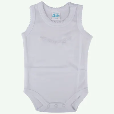 MBD UNDERSHIRT 1PC SLEEVELESS WHITE BABY / 391932