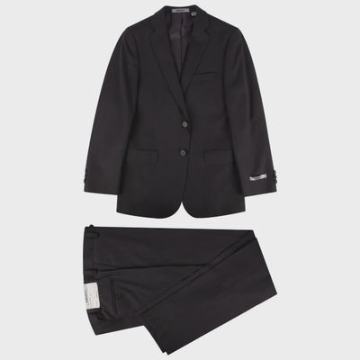 SUIT BLACK TONE ON TONE REGULAR FIT WOOL / BD0V2DAY0510