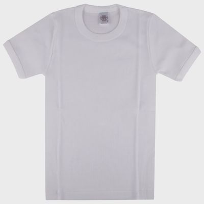 UNDERSHIRT SHORT SLEEVE WHITE BOY'S / 250