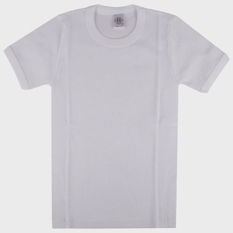 UNDERSHIRT SHORT SLEEVE WHITE BOY'S / 250