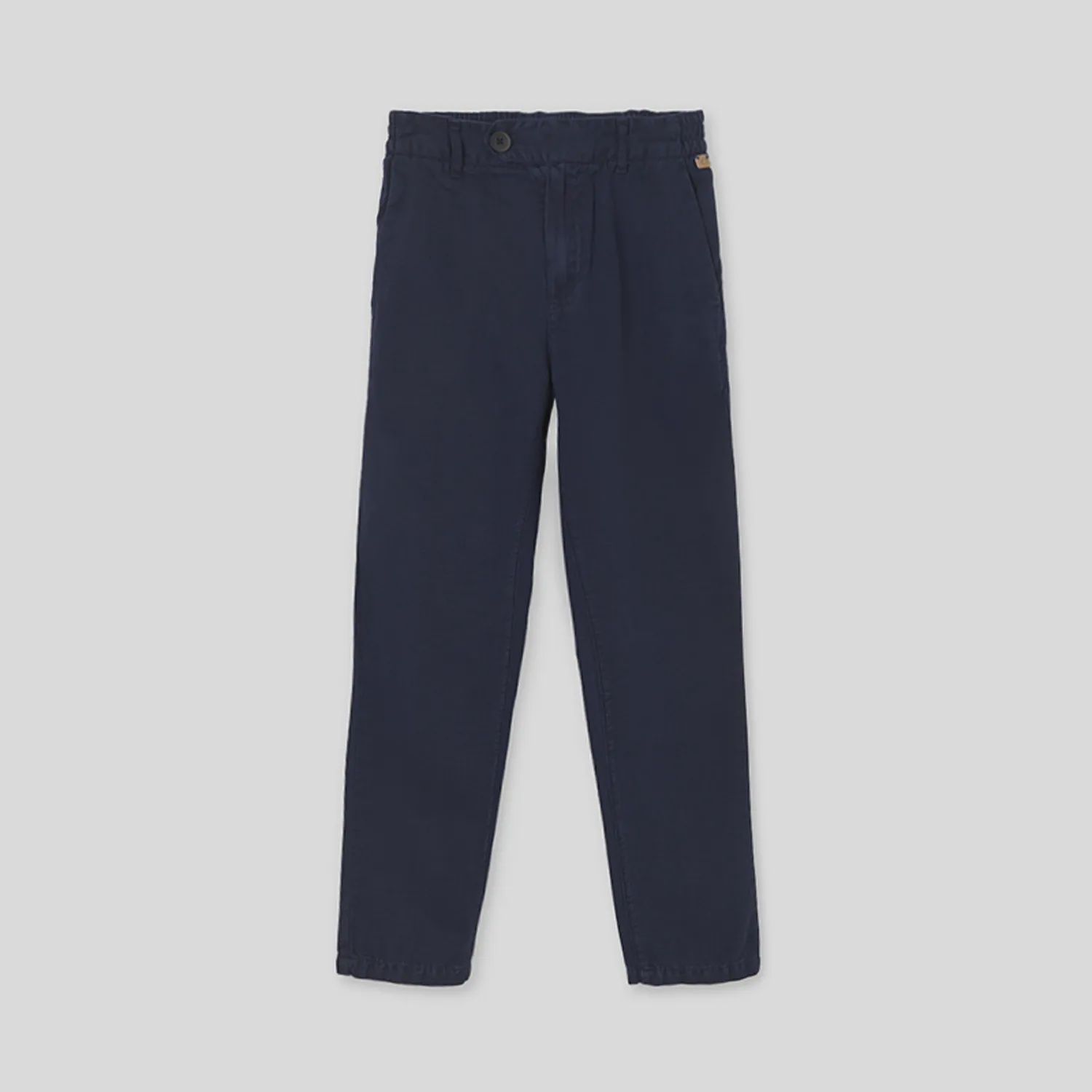 NAVY PANT LINEN CHINO TAILORING / 6551