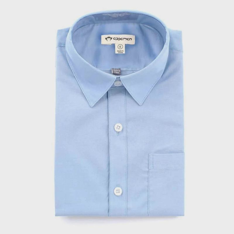 V8STA SHIRT BLUE COTTON