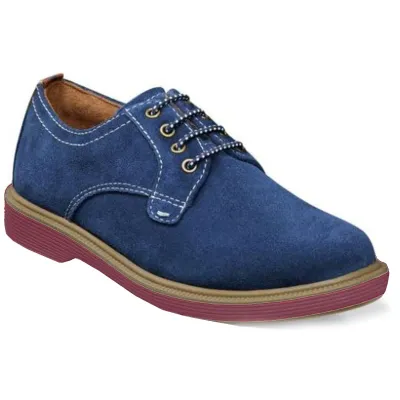 SHOE SUPACUSH PTOX JR NAVY SUEDE WITH LACES / 16630