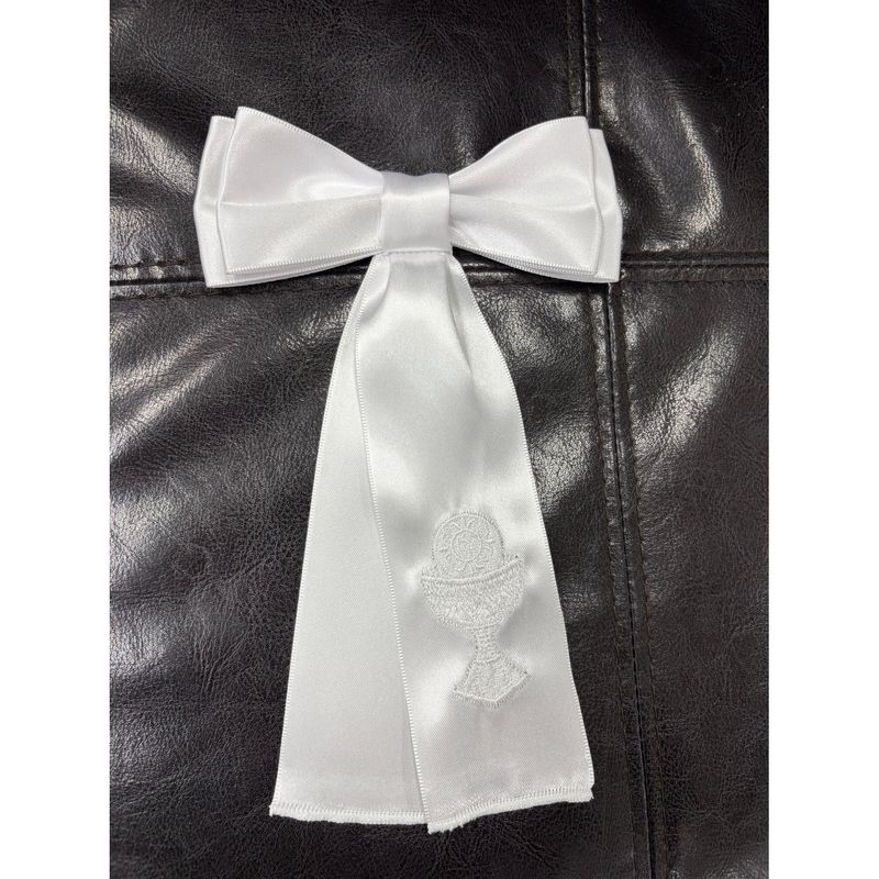 ARMBAND COMMUNION WHITE EMBROIDERED CHALICE / CROSS