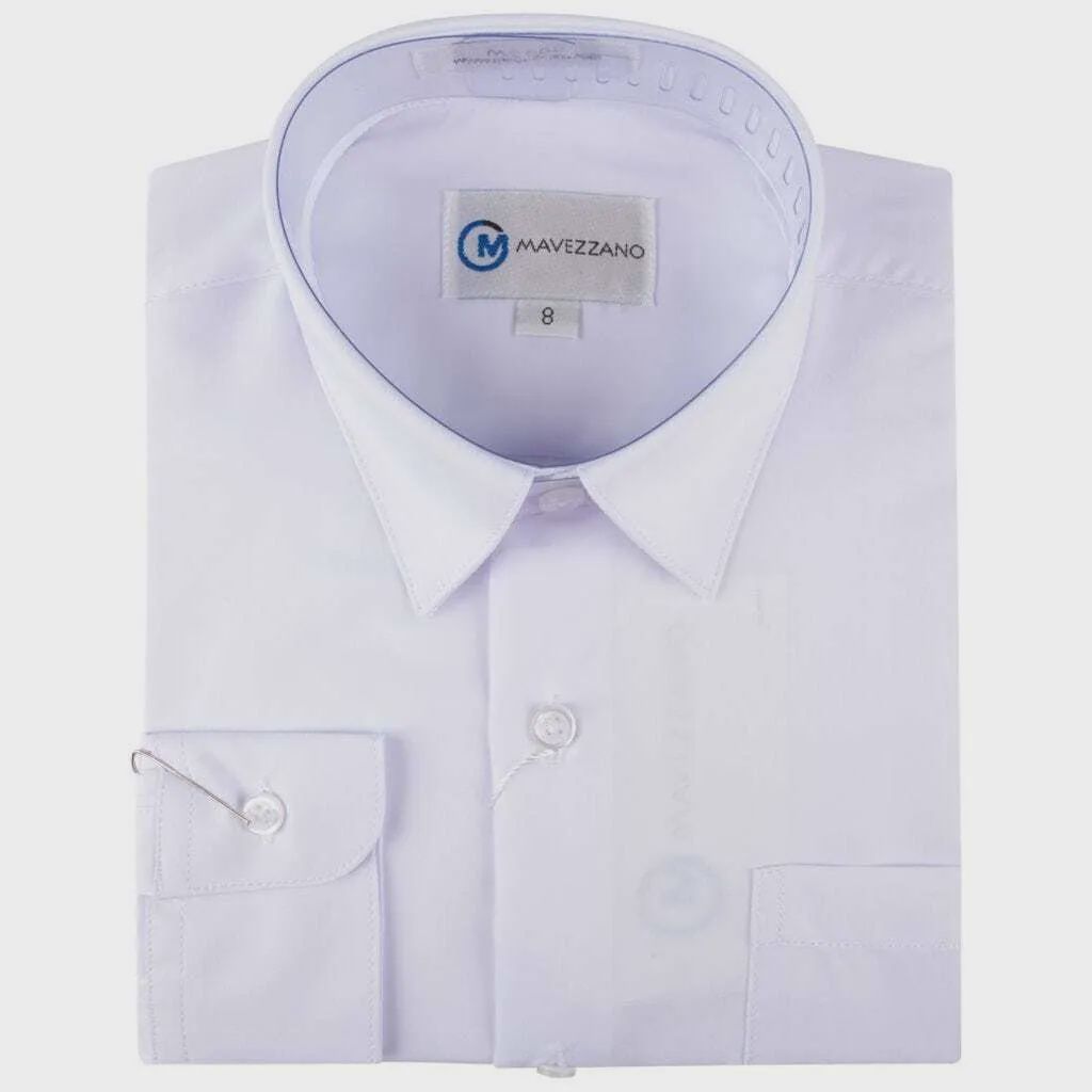 SHIRT MC555 WHITE COTTON LONG SLEEVE / MC555