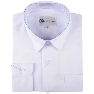 SHIRT MC555 WHITE COTTON LONG SLEEVE / MC555