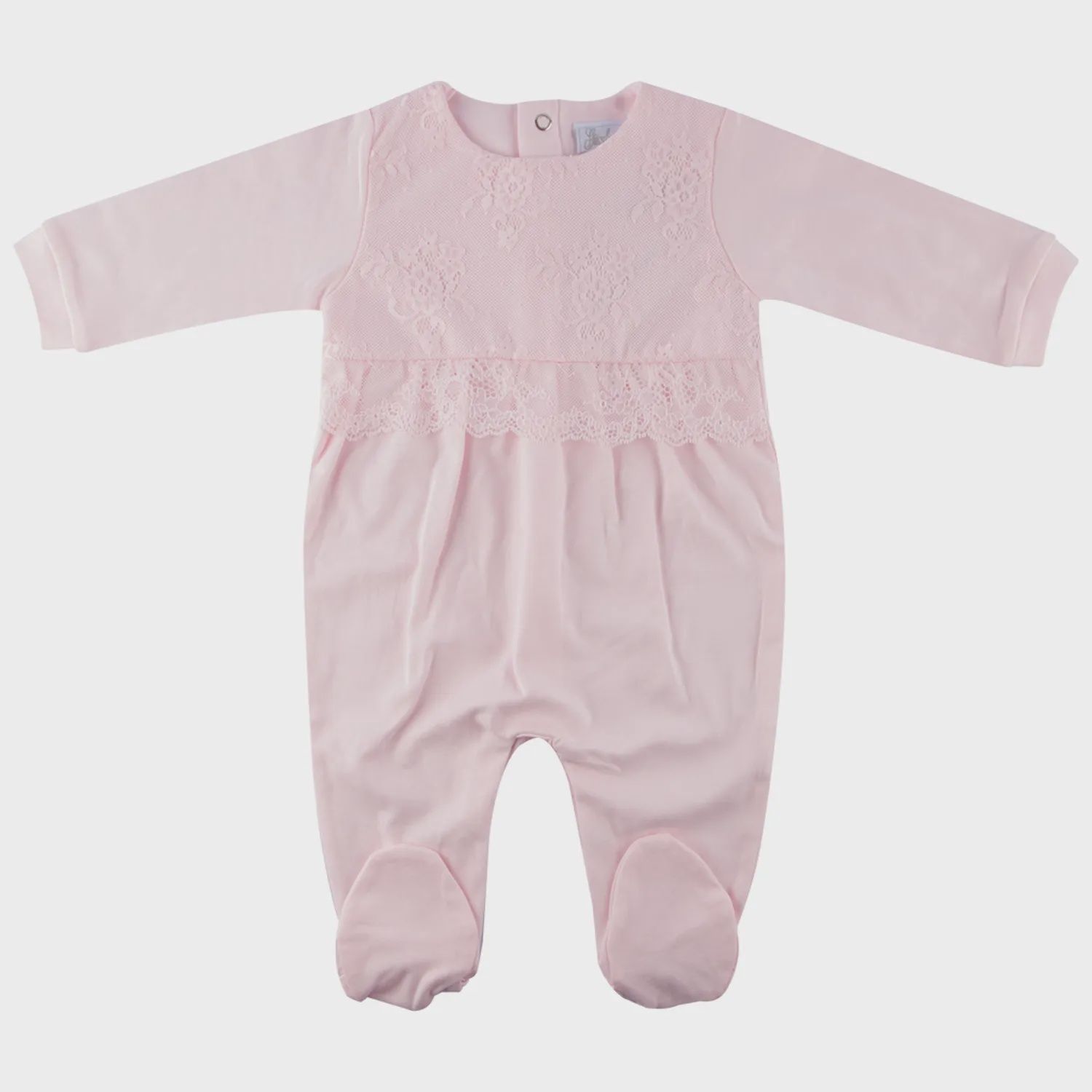 SLEEPER PINK LACE BODICE TRIM COTTON / 800