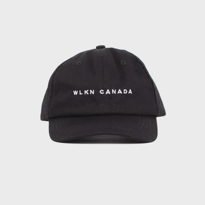 BASEBALL CAP BLACK SMALL WLKN CANADA EMBROIDERY S 2 TO 5 M 6 TO 14 / FACJ134