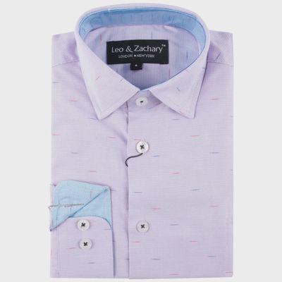 SHIRT LAVENDER STRAND LONG SLEEVE / 5767
