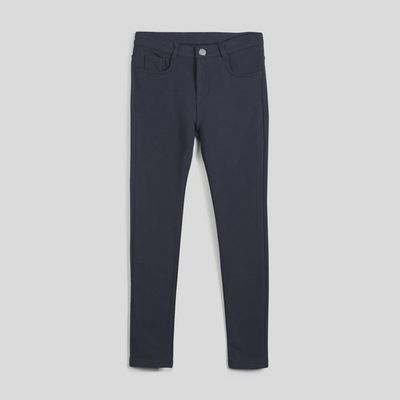 PANT NAVY FLEECE SUPER SKINNY / 588
