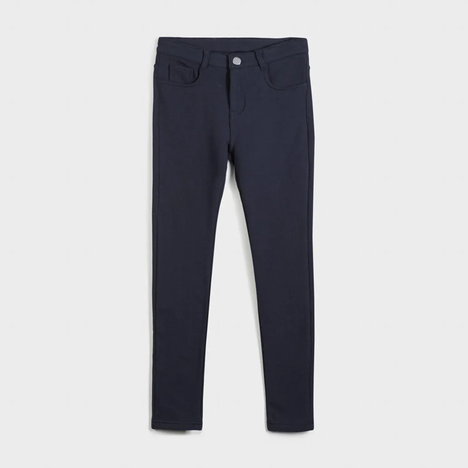 PANT NAVY FLEECE SUPER SKINNY / 588