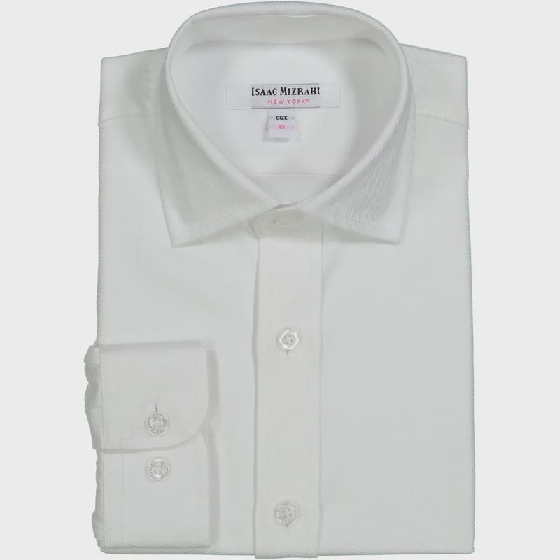 SHIRT SOLID WHITE 9248 SLANTED ST / SH9248