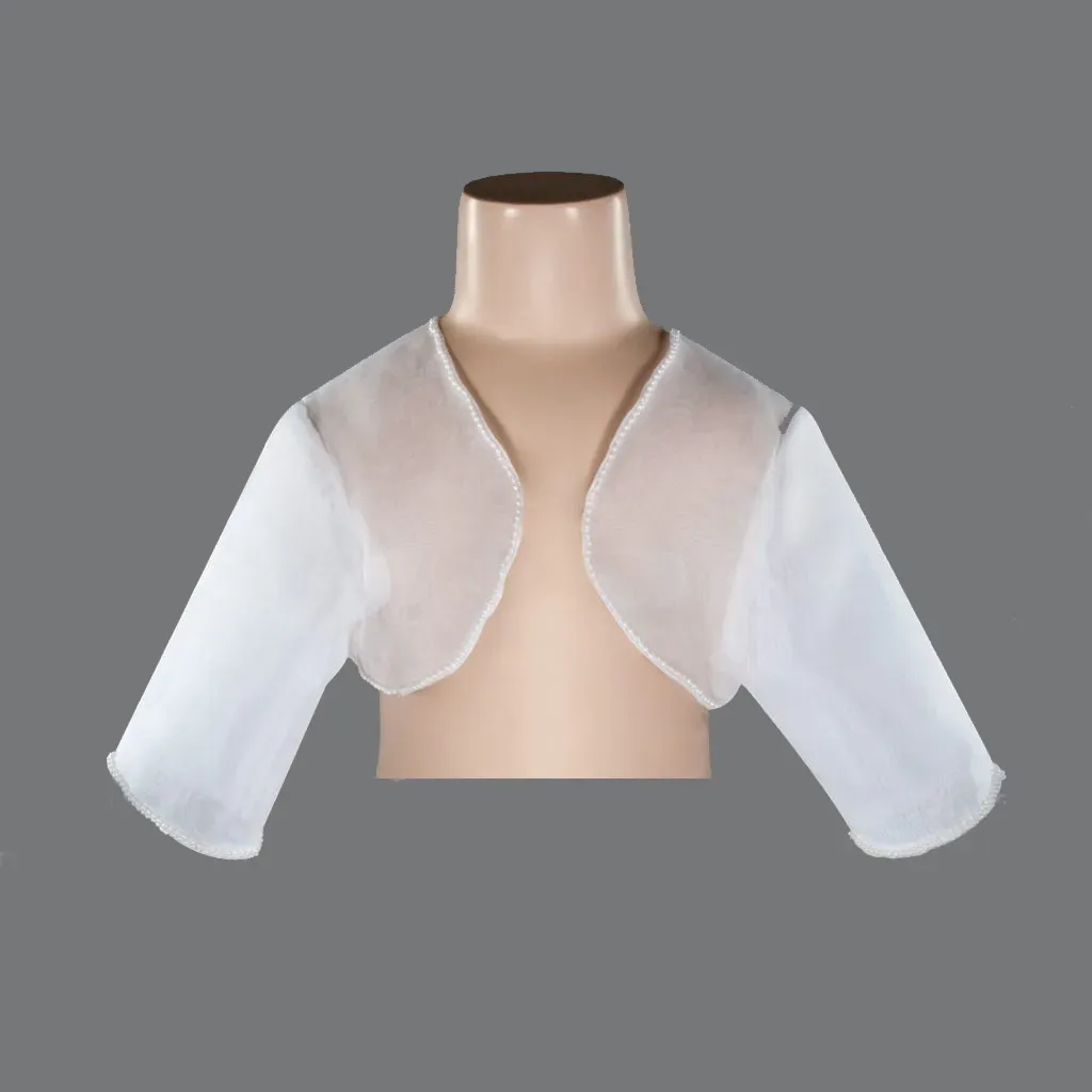 BOLERO JACKET WHITE CHIFF / 520A