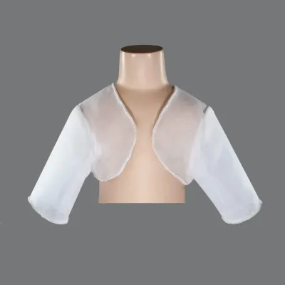 BOLERO JACKET WHITE CHIFF / 520A