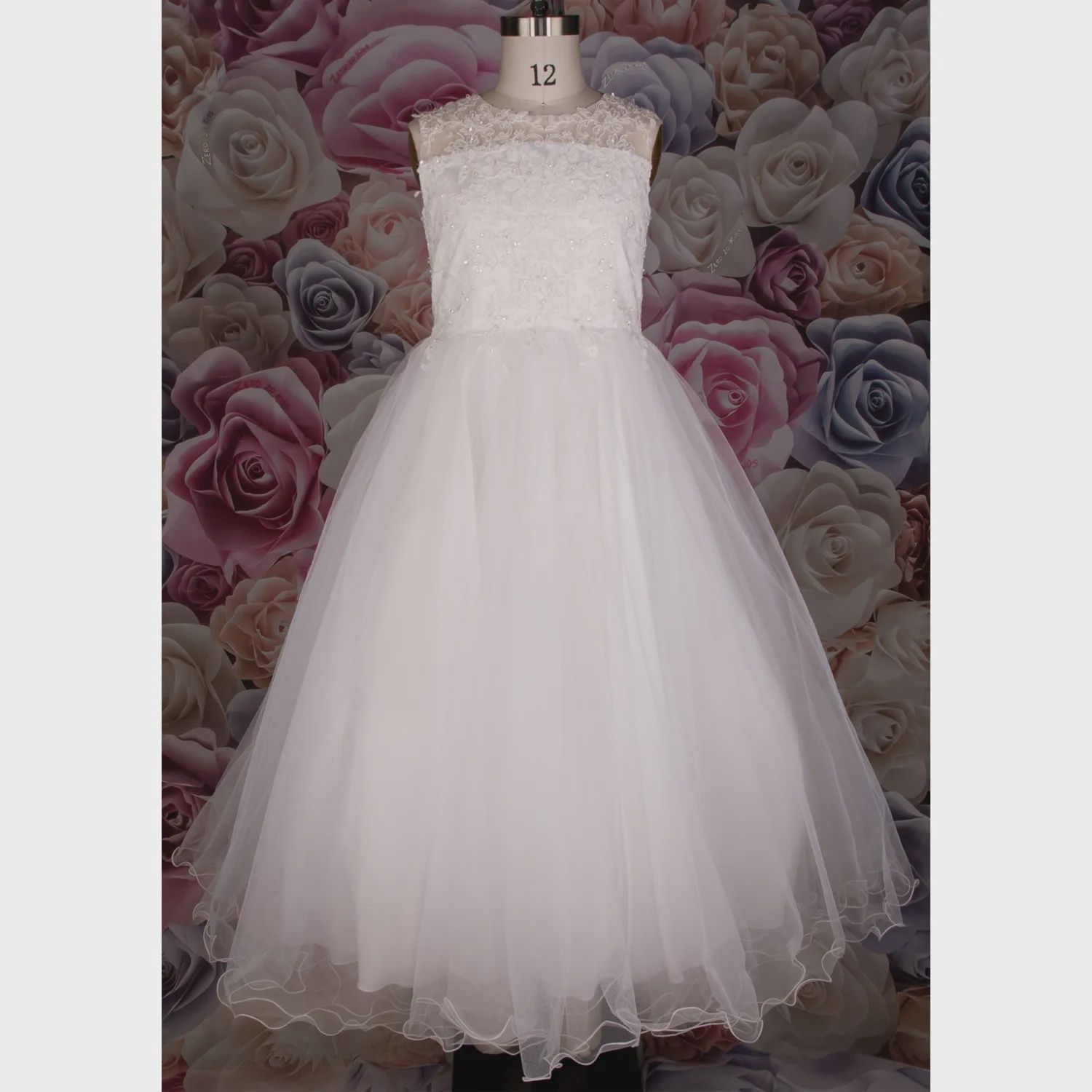 COM DRESS 1907H LACE / TULLE HRT