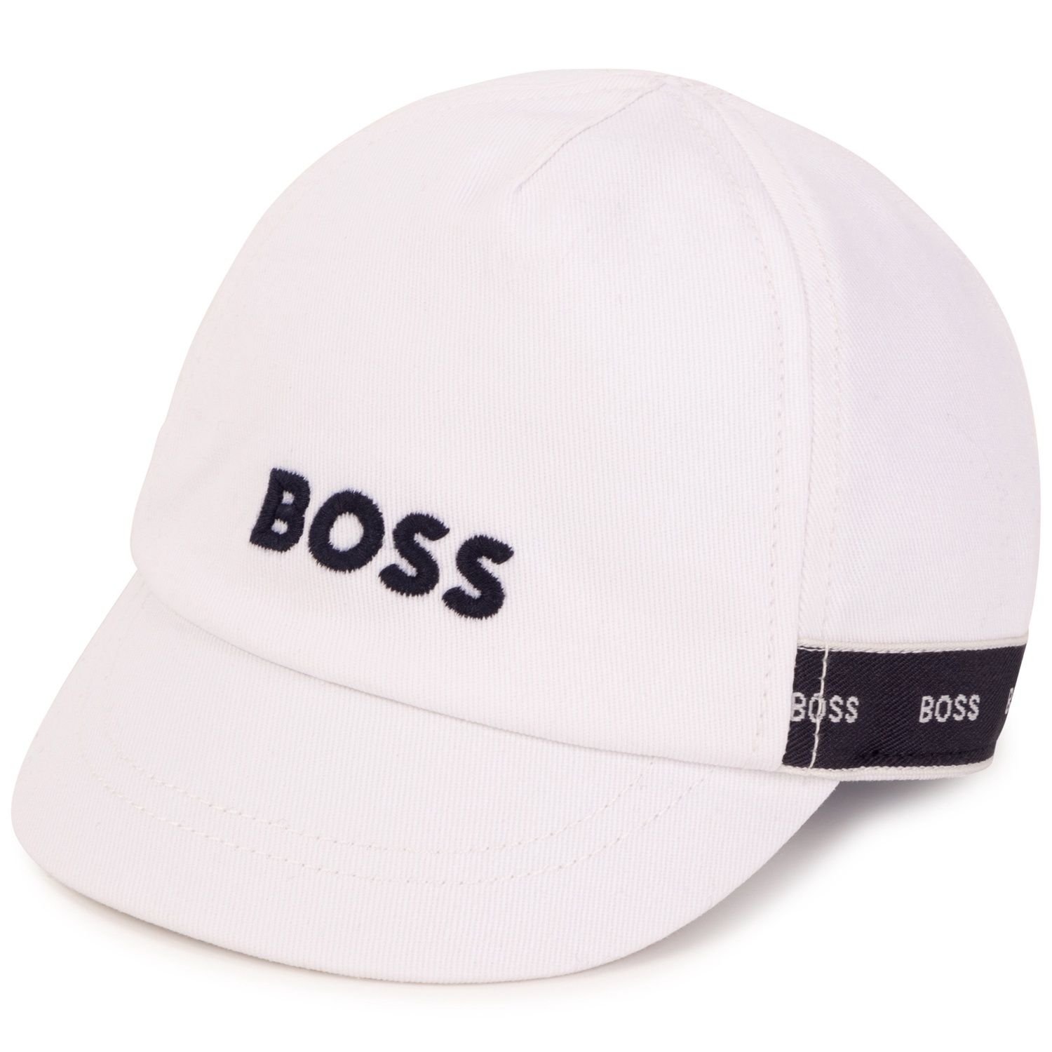 BASEBALL CAP WHITE NAVY BOSS LOGO / J91125