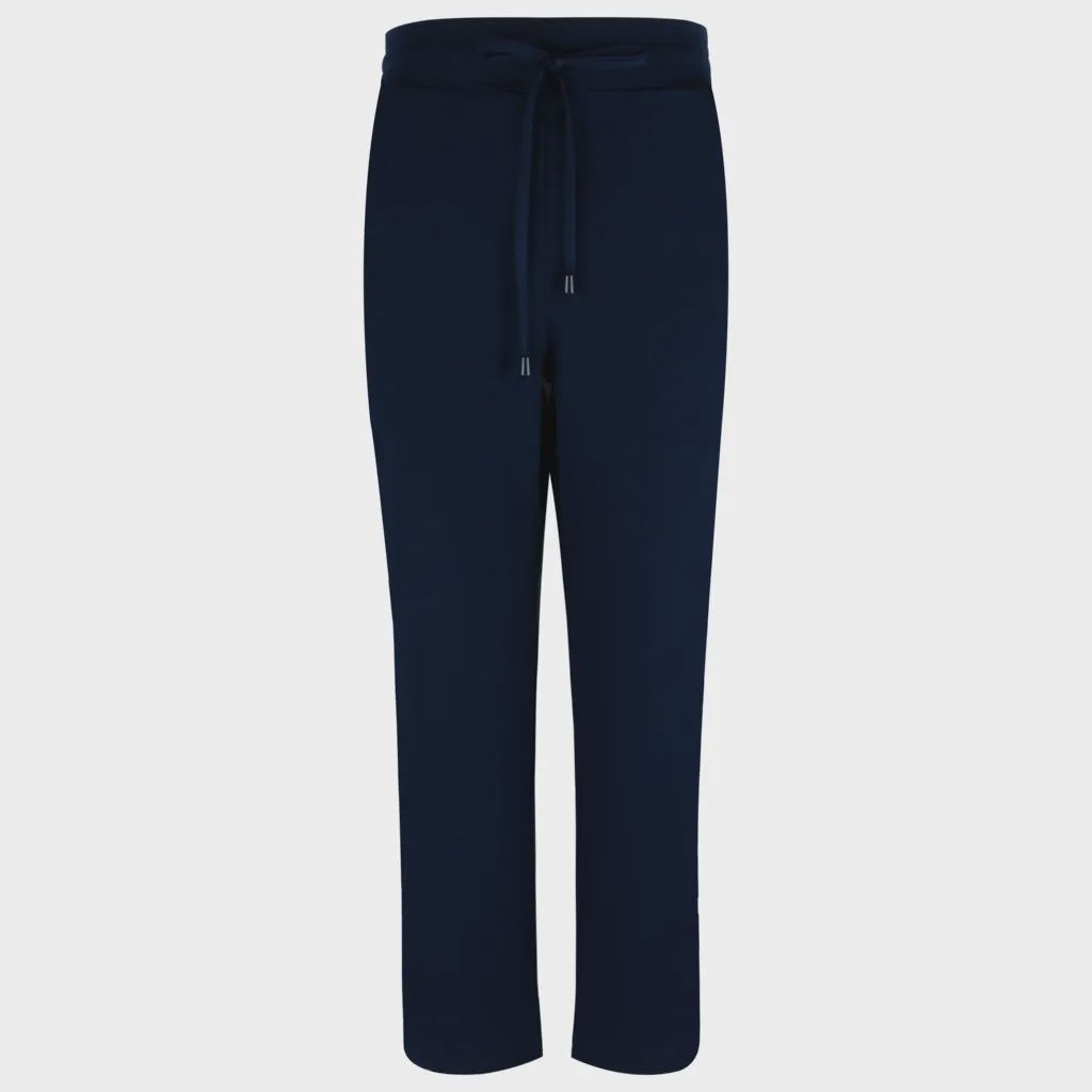 PANT NAVY STUDDED SIDE STRIPE ELASTIC WAIST / 7946
