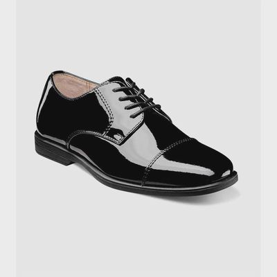 SHOE REVEAL CP OX JR BLACK PATENT WITH LACES / 16599