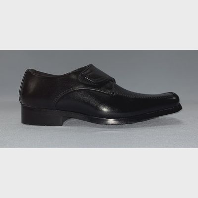 SHOE BLACK VELCRO CLOSURE PIN HOLES FRONT PATTERN / LM15