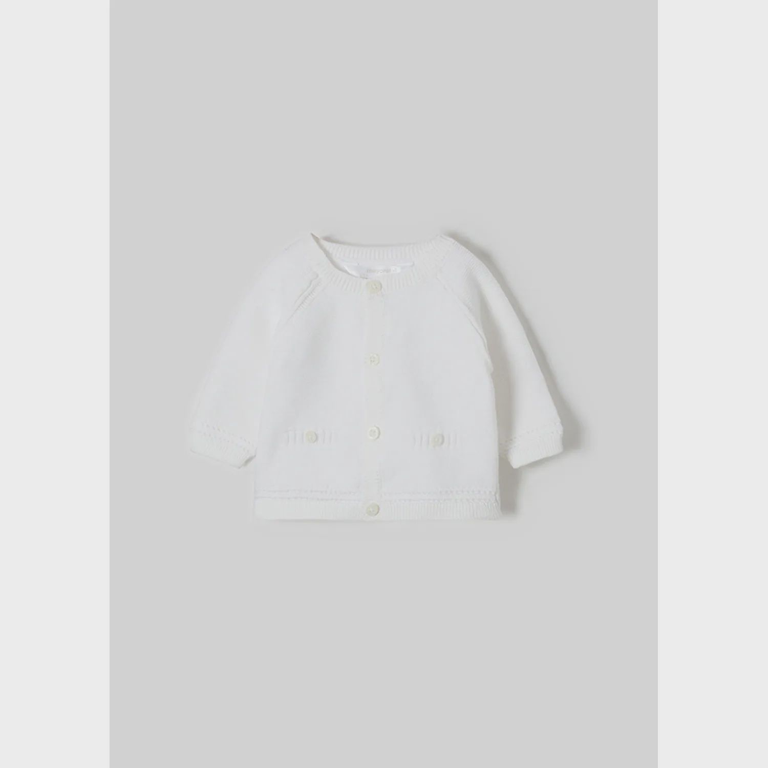 KNIT CARDIGAN WHITE / 1317
