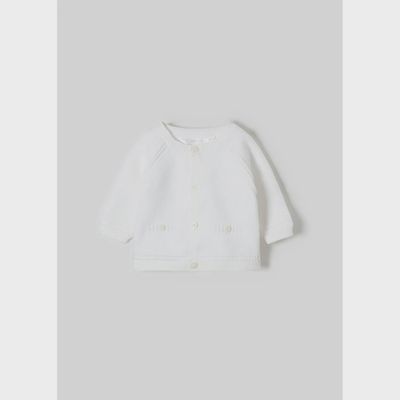 KNIT CARDIGAN WHITE / 1317