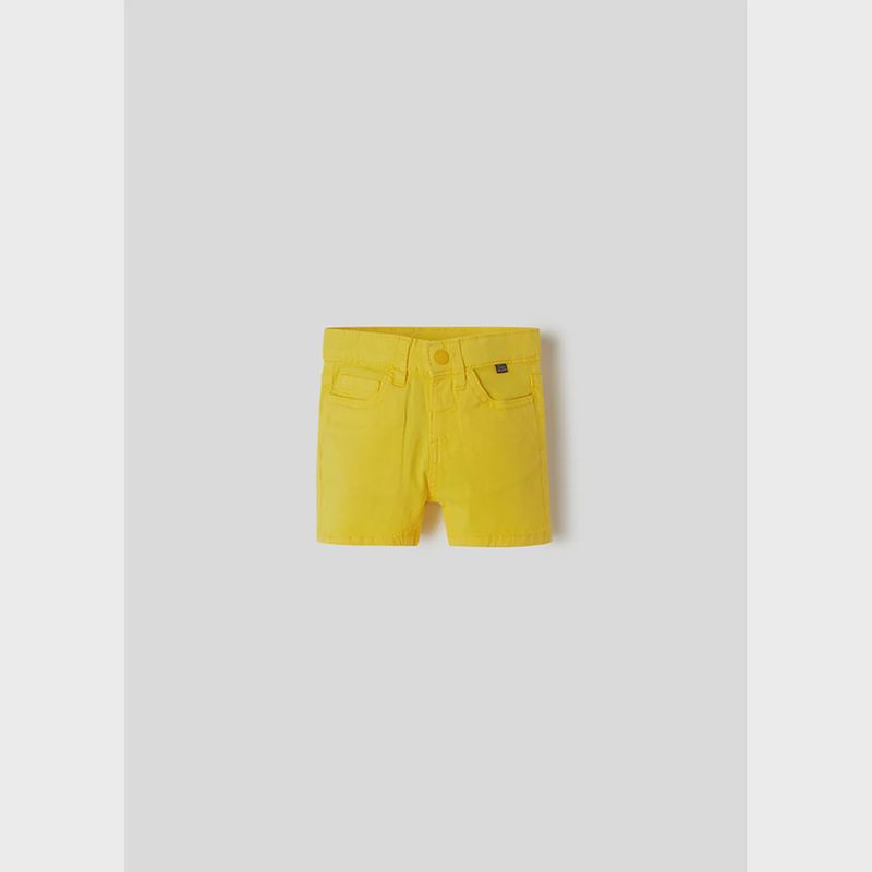 SHORTS YELLOW TWILL 5 POCKETS ADJUSTABLE WAIST / 206