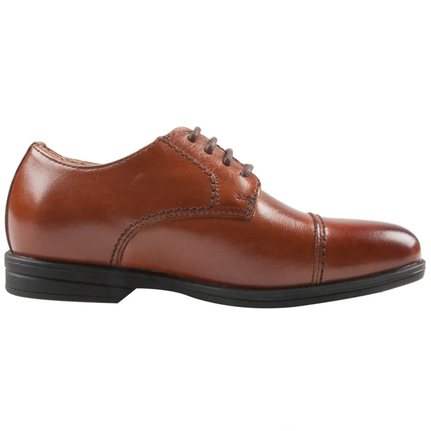SHOE REVEAL CP OX JR COGNAC WITH LACES / 16599-221