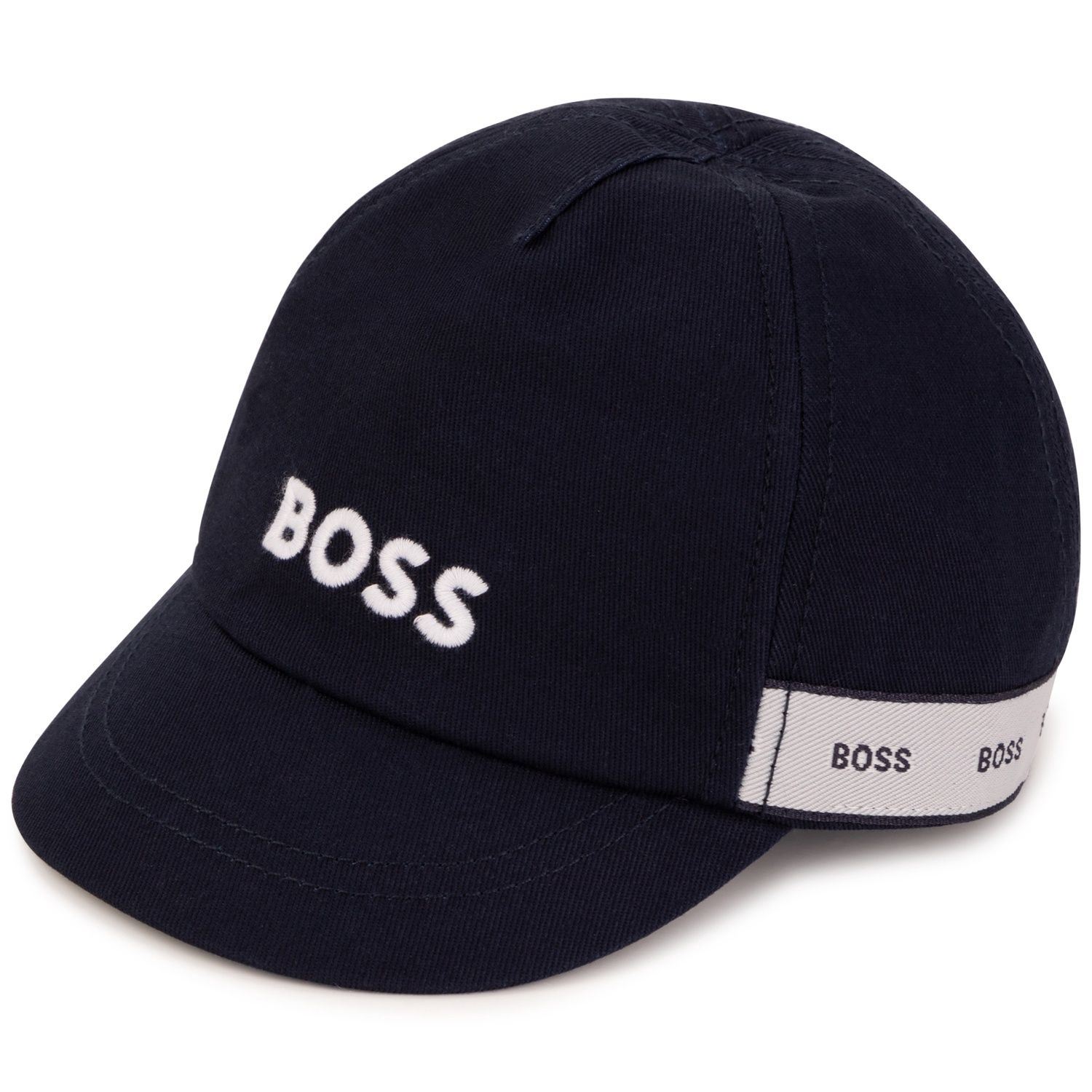 BASEBALL CAP NAVY WHITE BOSS LOGO / J91125