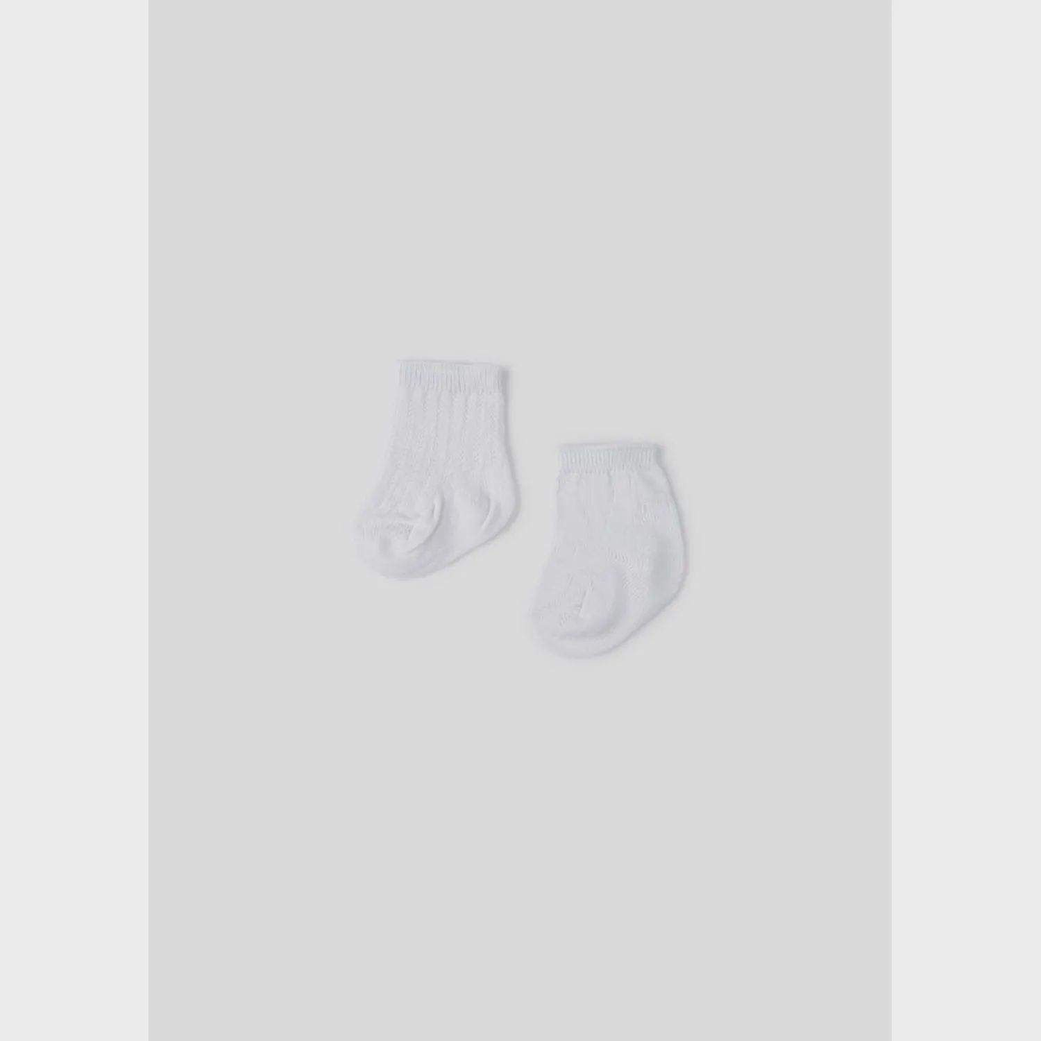 2 PC SOCK SET WHITE / 9474