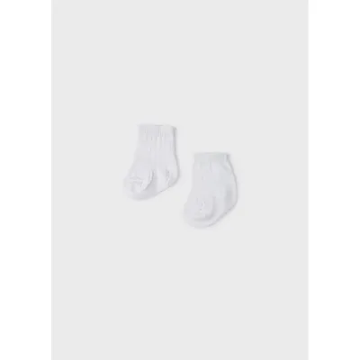 2 PC SOCK SET WHITE / 9474