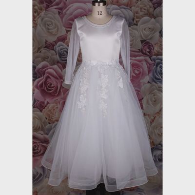 DRESS AN13 LACE WST SKIRT APPL
