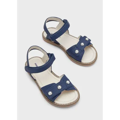 SANDAL NAVY 3 PEARL TRIM / 43359